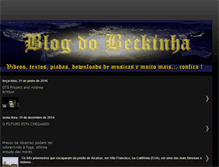 Tablet Screenshot of blogdobeckinha.blogspot.com