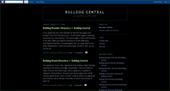 Desktop Screenshot of bulldogcentral.blogspot.com