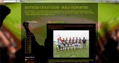 Desktop Screenshot of maticescicloclub.blogspot.com