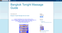 Desktop Screenshot of bangkoktonightmassageguide.blogspot.com