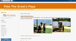 Desktop Screenshot of patethegreatspapa.blogspot.com
