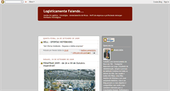 Desktop Screenshot of logisticamentefalando.blogspot.com