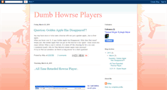Desktop Screenshot of dumbhowrseplayers.blogspot.com