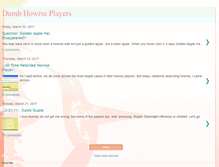 Tablet Screenshot of dumbhowrseplayers.blogspot.com
