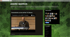 Desktop Screenshot of andrebarrospolitica.blogspot.com