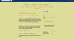 Desktop Screenshot of novelwritermagazine.blogspot.com