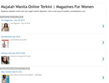 Tablet Screenshot of majalah-wanita-online.blogspot.com