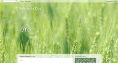 Desktop Screenshot of 2girlsand2dogs.blogspot.com