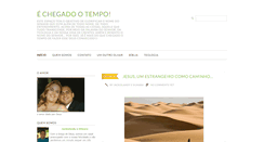 Desktop Screenshot of chegadootempo.blogspot.com