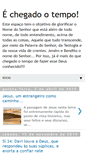 Mobile Screenshot of chegadootempo.blogspot.com
