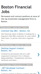 Mobile Screenshot of bostonfinancialjobs.blogspot.com