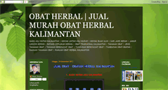 Desktop Screenshot of jualobatherbalkalimantan.blogspot.com