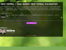 Tablet Screenshot of jualobatherbalkalimantan.blogspot.com