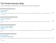 Tablet Screenshot of female-muscular.blogspot.com