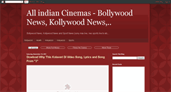 Desktop Screenshot of allindiancinemas.blogspot.com