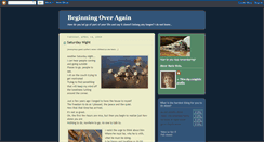 Desktop Screenshot of beginningoveragain.blogspot.com