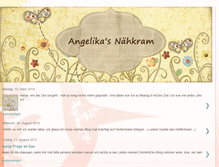 Tablet Screenshot of angelikasnaehkram.blogspot.com