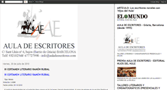 Desktop Screenshot of concursosliterariosauladeescritores.blogspot.com