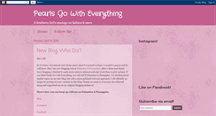 Desktop Screenshot of pearlsgowitheverything.blogspot.com