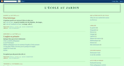 Desktop Screenshot of ecole-au-jardin.blogspot.com