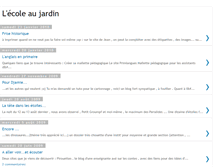 Tablet Screenshot of ecole-au-jardin.blogspot.com