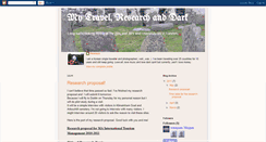 Desktop Screenshot of mydarktravel.blogspot.com
