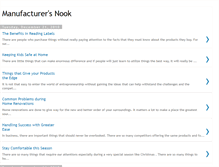 Tablet Screenshot of manufacturersnook.blogspot.com