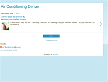 Tablet Screenshot of air-conditioning-denver.blogspot.com