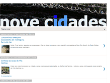 Tablet Screenshot of novecidades.blogspot.com