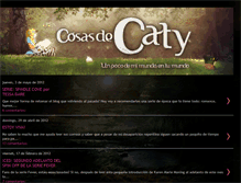 Tablet Screenshot of cosasdecaty.blogspot.com