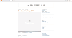 Desktop Screenshot of miasolitudine.blogspot.com