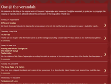 Tablet Screenshot of osetheverandah.blogspot.com