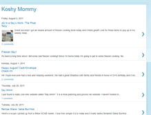 Tablet Screenshot of koshymommy.blogspot.com