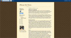 Desktop Screenshot of iphonenetnews.blogspot.com