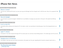 Tablet Screenshot of iphonenetnews.blogspot.com