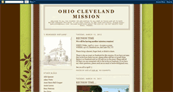 Desktop Screenshot of ohioclevelandmission.blogspot.com
