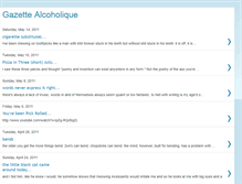 Tablet Screenshot of gazettealcoholique.blogspot.com