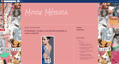 Desktop Screenshot of moremeridablog.blogspot.com