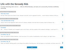 Tablet Screenshot of lifewiththekennedykids.blogspot.com