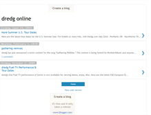 Tablet Screenshot of dredgonline.blogspot.com