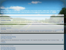 Tablet Screenshot of innovationinstitute.blogspot.com