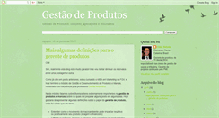 Desktop Screenshot of gestaodeprodutos.blogspot.com