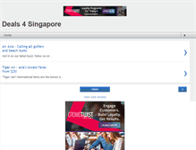 Tablet Screenshot of deals4singapore.blogspot.com