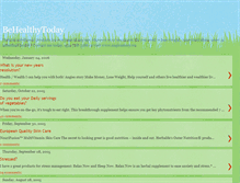 Tablet Screenshot of behealthytoday.blogspot.com