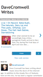Mobile Screenshot of davecromwellwrites.blogspot.com