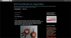 Desktop Screenshot of jagienkaart.blogspot.com