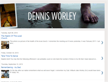 Tablet Screenshot of dennisworley.blogspot.com