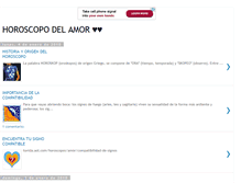 Tablet Screenshot of horoscopodelamor-compatibilidad.blogspot.com