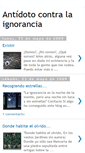 Mobile Screenshot of antidotocontralaignorancia.blogspot.com