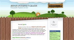 Desktop Screenshot of bisnis-internet-gratiss.blogspot.com